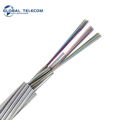 G6555 Outdoor Fiber Optic Cable OPGW Fiber Cable 12 Core 24 Core