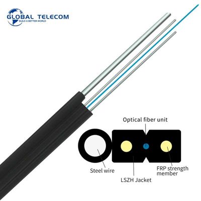 Cáp quang thả sM FTTH G652D G657A1 Zero Halogen Drop Fiber Optic Cable